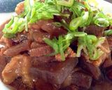 豚小間でなんちゃってどて煮(人´ｴ`*)作り方5写真