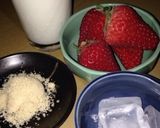 イチゴのフレッシュジュース作り方1写真