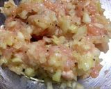 鶏むね肉とお豆腐の餃子の皮deピザ風作り方2写真