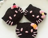 プレゼント友チョコかわいいキティクッキー作り方10写真