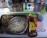 しめじともやしの中華風サラダ作り方1写真