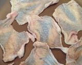 パリパリ☆鶏皮のモヤシポン酢作り方1写真