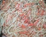 フワフワ〜ニラ玉☆カニカマあんかけ作り方1写真