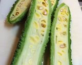 フライパンひとつde簡単ゴーヤチャンプル作り方1写真