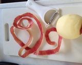 超簡単りんごのむきかたピーラーで作り方6写真