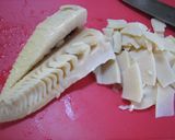 たけのこのねぎ炒め作り方1写真