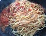 簡単☆アンチョビとトマトのクリームパスタ作り方9写真