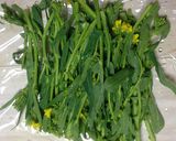 菜の花とベーコンのガーリックライス作り方2写真