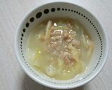 栄養満点♡春キャベツの納豆味噌汁作り方7写真