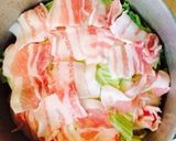 白菜と豚肉の卵とじ作り方4写真