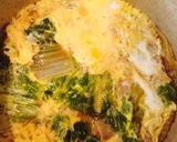 白菜と豚肉の卵とじ作り方9写真