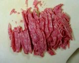 マヨ醤で☆ハムと白ねぎのパスタ作り方2写真