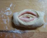 ✿ハム☆ツナマヨろ~る(HB利用)✿作り方3写真