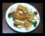 和ドレで♪鱈と野菜の揚げムニエル作り方8写真