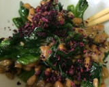 彩りおかず＊ほうれん草と納豆のゆかり和え作り方4写真