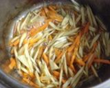 お鍋で、鶏ごぼうご飯作り方1写真