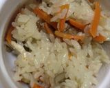 お鍋で、鶏ごぼうご飯作り方3写真