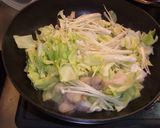 うちの夕飯　温やっこキャベツあんがけ作り方1写真