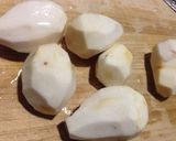 レンジで簡単☆里芋の黒ごまクルミ和え作り方1写真