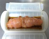レンジ☆しっとり柔らか鶏チャーシュー作り方3写真