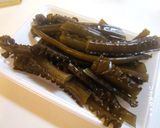 ワカメの茎煮作り方1写真