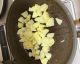 お弁当おかず③イモとウインナー炒め作り方4写真