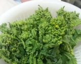簡単♪菜の花のポン酢和え作り方1写真