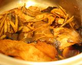 5:1:1 で　<*)カレイの煮つけ=<作り方5写真