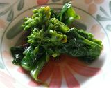 簡単♪菜の花のポン酢和え作り方5写真