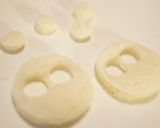 キャラ弁♪型抜きだけでまっくろくろすけ作り方3写真