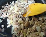 サルサを使ったタコライス☆豚ばら使用作り方4写真