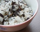 赤しそ・ひじき入り自家製ふりかけ混ぜご飯作り方5写真