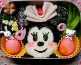 キャラ弁簡単ミニーちゃんおにぎり作り方5写真