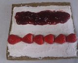 きらり！！桜といちごのチーズロールケーキ作り方10写真