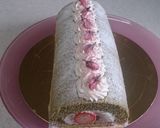 きらり！！桜といちごのチーズロールケーキ作り方12写真