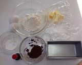 マーブル パウンドケーキ作り方1写真