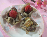 生春巻きの皮で♡はったい粉の苺大福作り方9写真