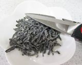 大人味♪塩昆布と三つ葉の炒飯*山葵風味作り方1写真