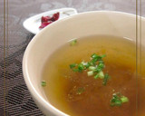 簡単☆お湯を注いで〜なめ茸のお吸い物作り方2写真