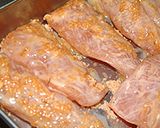 サクサク☆ササミの味噌ピー焼き作り方2写真