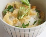 超簡単！旨出汁「天かす茶漬け」作り方3写真