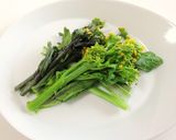 オーブントースターで菜花・紅菜苔のグリル作り方8写真