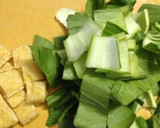 青梗菜と油揚げの卵とじ作り方1写真