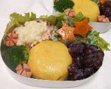 ニャースのオムライス弁当(キャラ弁)作り方4写真