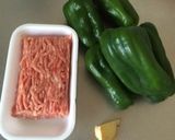 ピーマンと豚ひき肉の炒め煮作り方1写真