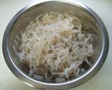 白菜と糸蒟蒻の簡単♪ヘルシー♡塩昆布炒め作り方1写真