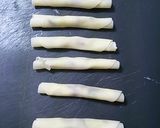 餃子の皮でシナモンシュガースティック♪作り方3写真
