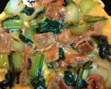 青梗菜と油揚げの卵とじ作り方3写真