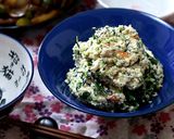 菜の花と野菜たっぷり白和え作り方8写真