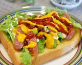 ＊ホットドッグトースト＊作り方4写真